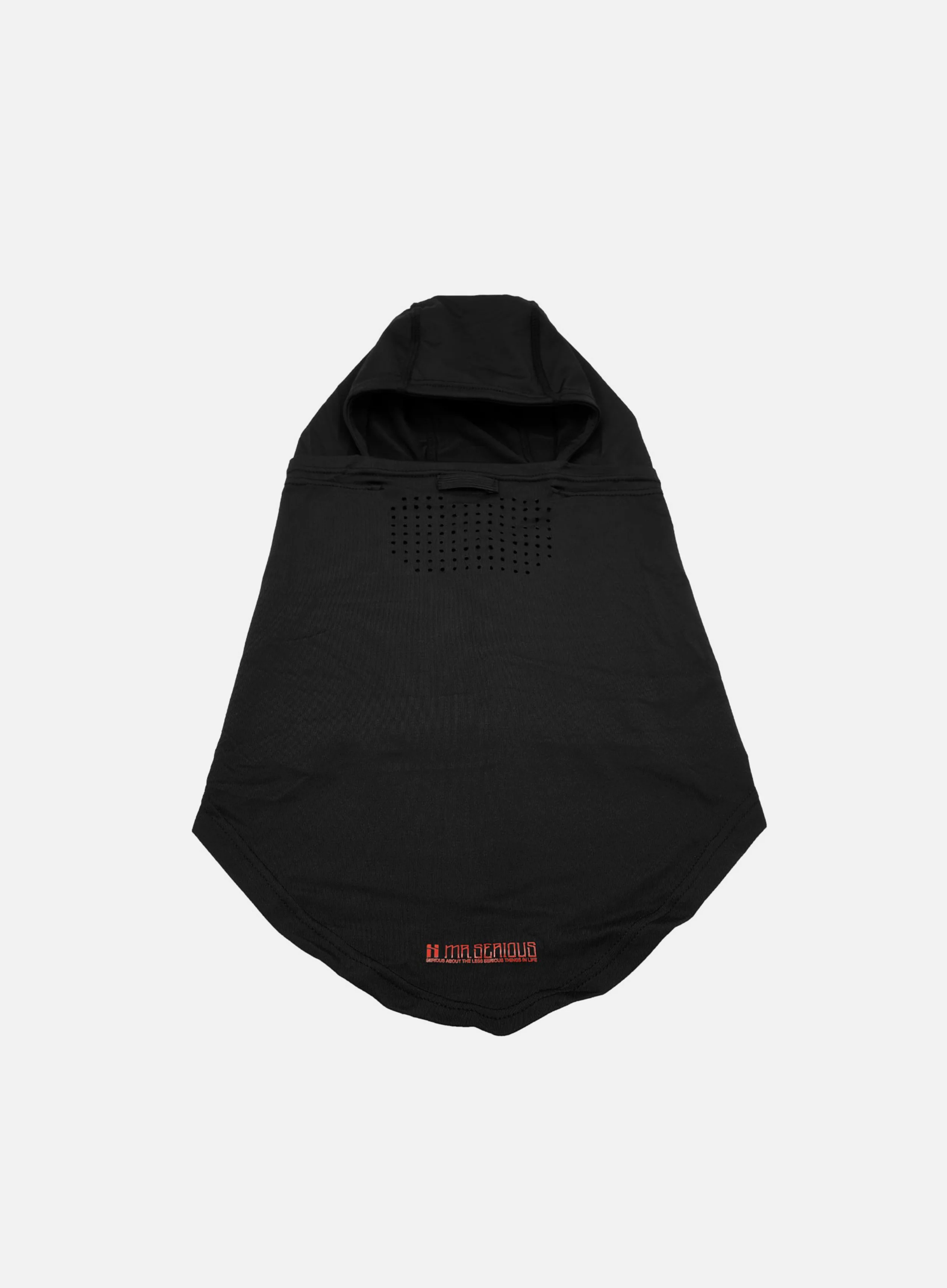 Mr Serious Balaclava Tunnel Scarf, Black - Image 3