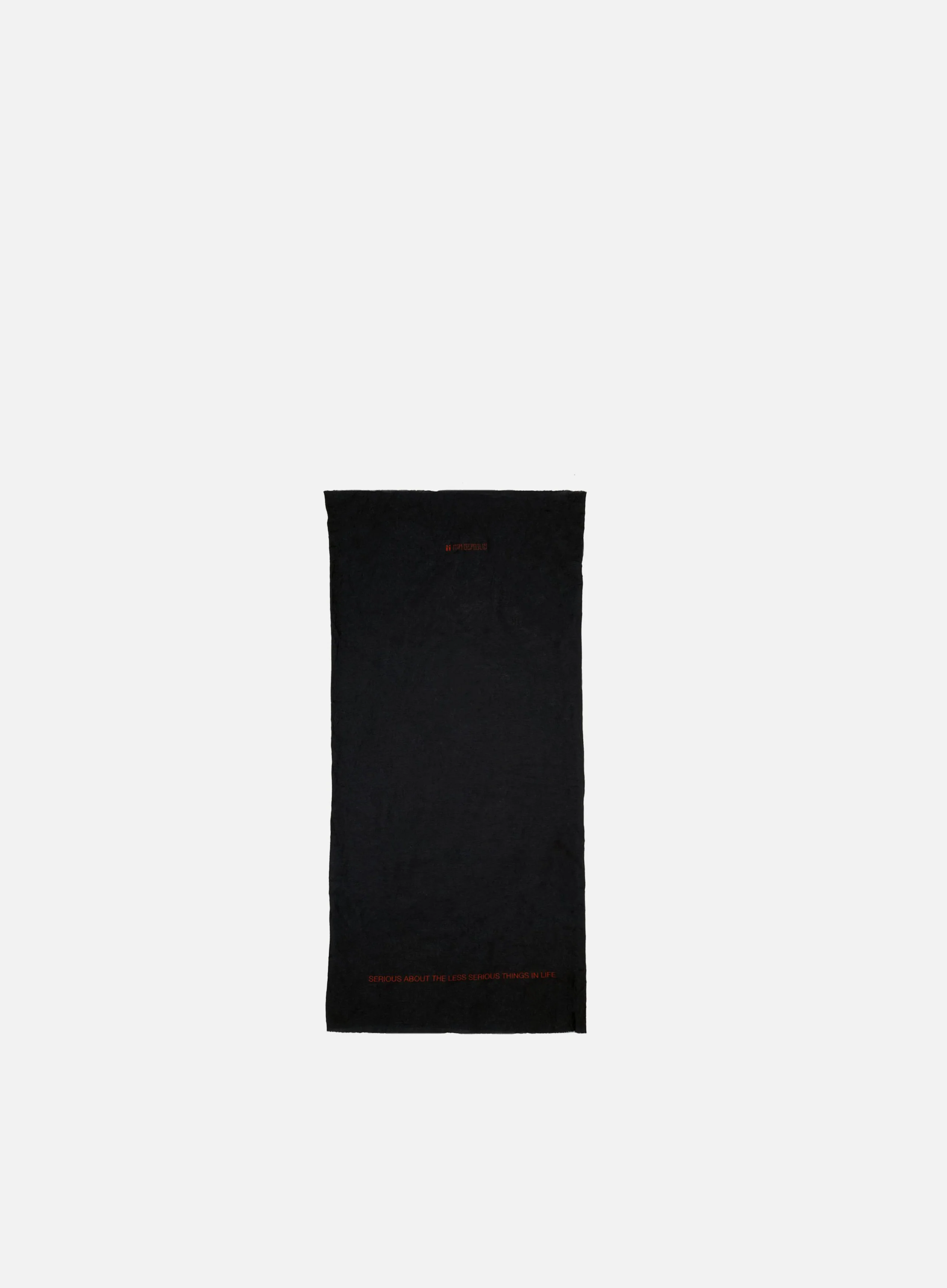 Mr Serious Tunnel Scarf, Black - Image 3