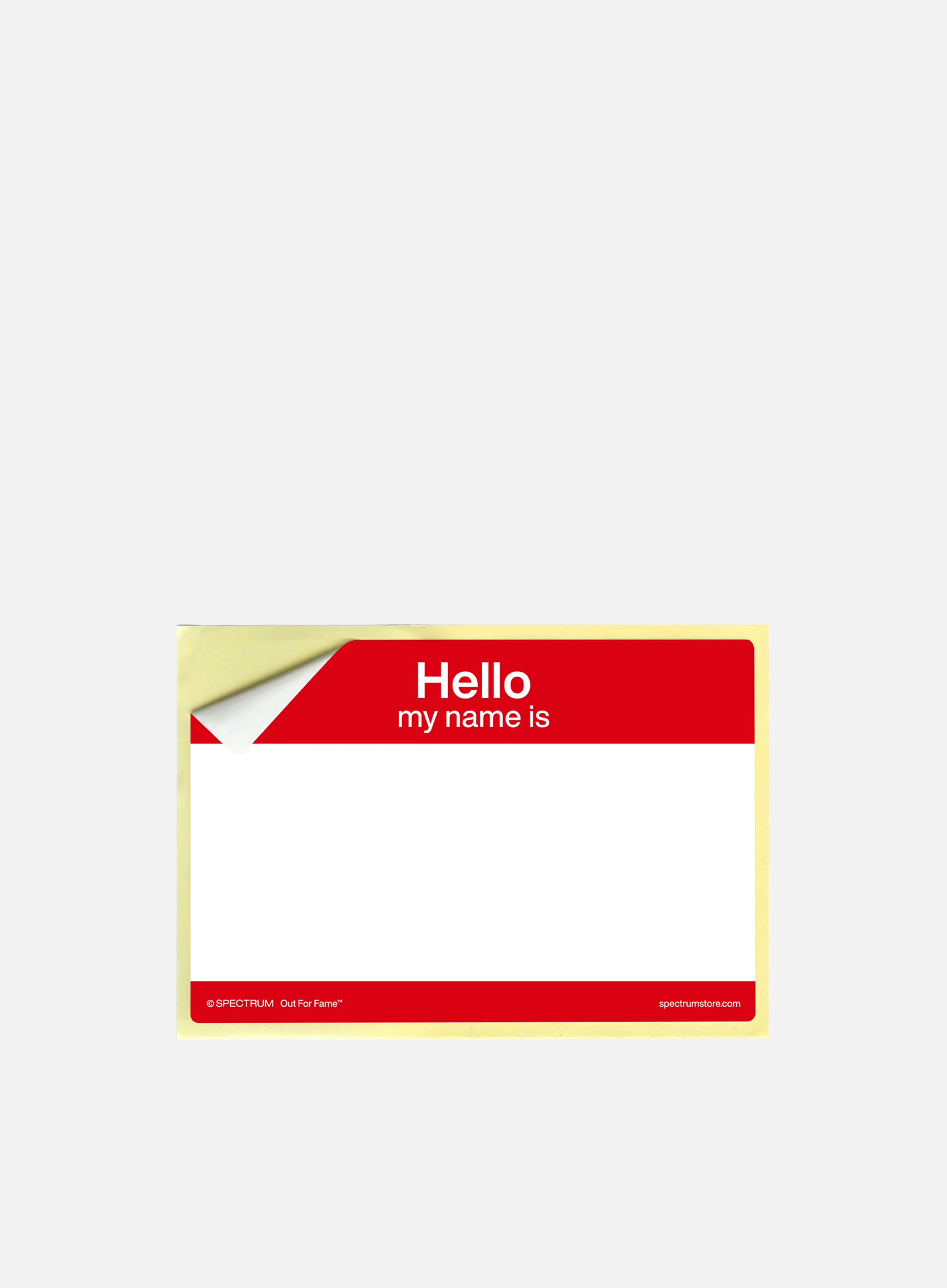 Spectrum Hello My Name Is Stickers Red 100 pcs - Image 2